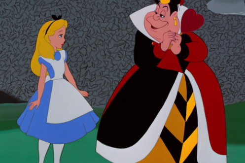 The Queen of Hearts in Alice’s Adventures in Wonderland