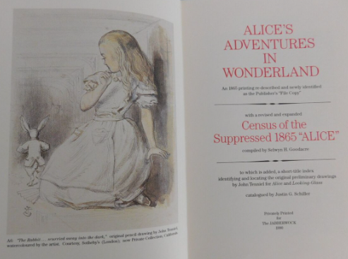 A Look Back at the 1865 Alice in Wonderland Book